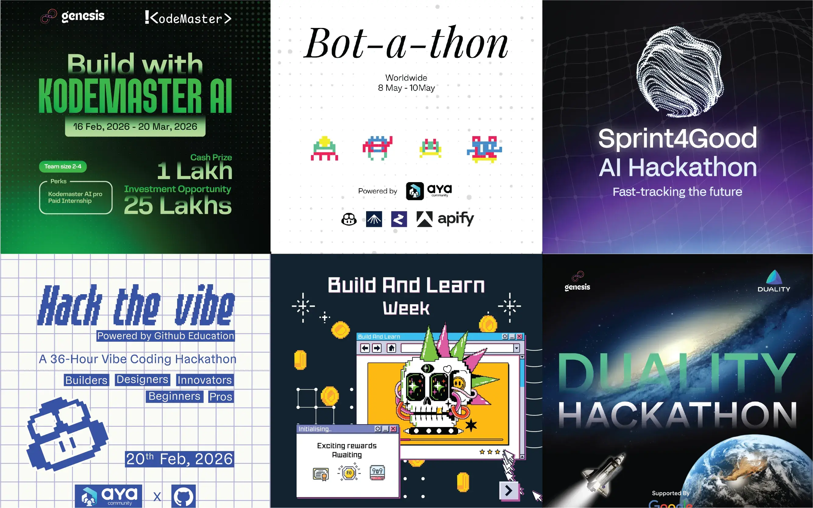 6x Hackathon end-to-end design system